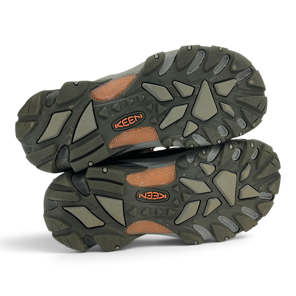 KEEN Women's US 9 Targhee II WP Hiking Shoes Black Gray Orange - Picture 5 of 8